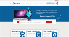 Desktop Screenshot of bluefirebroadband.com