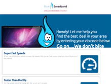 Tablet Screenshot of bluefirebroadband.com